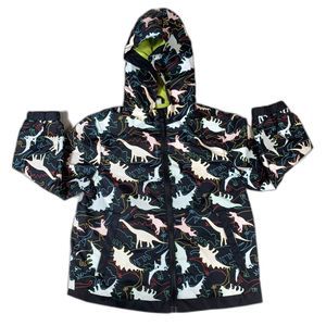 Holly & Beau British designed youth kids dinosaur jacket hoodie raincoat